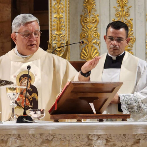 Padre Carlos Augusto auxiliou os bispos nas celebrações durante a Visita Ad Limina.